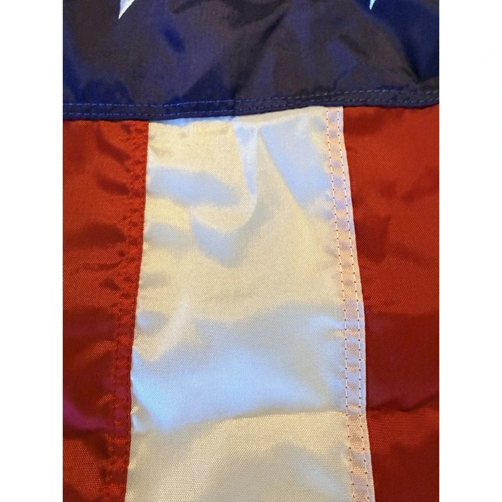 American Flag 4x6 Ft USA Made Nylon Embroidered Stars Grommets Patriotic Flag